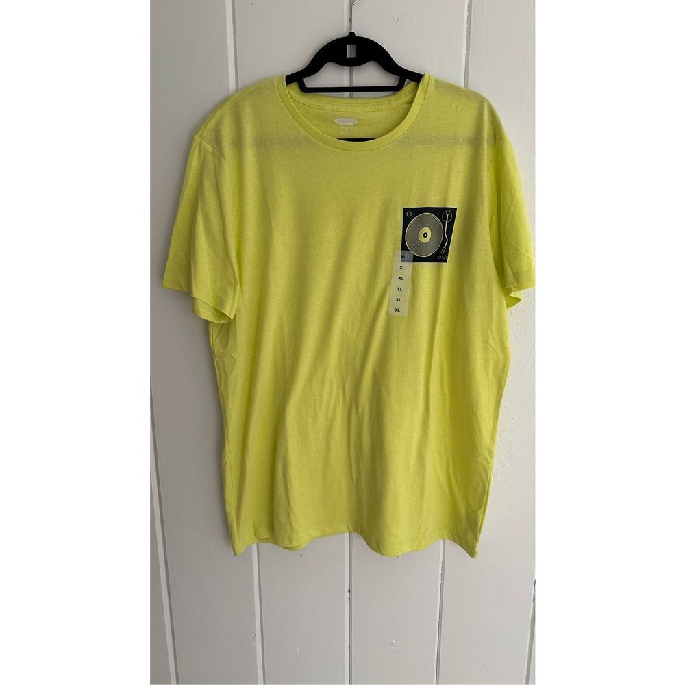 Old Navy Yellow Print Shirt - XL